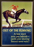 Out of the Running Framed Giclee Print by Frank Mather Beatty