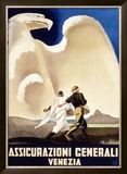 Assicurazioni Generali Venezia, 1936 Framed Giclee Print