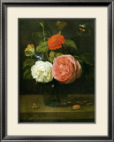 Bouquet de Roses avec Papaillons et Insectes Posters por Jacob Fopsen Van Es Bouquet de Roses avec Papaillons et Insectes Posters por Jacob Fopsen Van Es