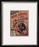 Classic Mexican Movie: Sedasangre Framed Giclee Print