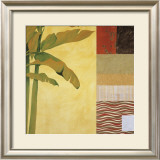 Collage with Banana Leaves IV Posters by Julieann Johnson