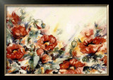 Rode Papaver Posters by Hanneke Floor