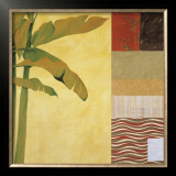 Collage with Banana Leaves IV Art by Julieann Johnson