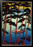 Winter at Arashiyama Print by Kawase Hasui