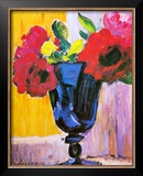 Roses in a Blue Vase Posters by Alexej Von Jawlensky