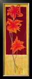 Flowers in Red II Posters by R. Lange