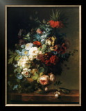Still Life with Flowers, 1789 Prints by Cornelis van Spaendonck