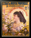 Extrait de Menthe Provencale Framed Giclee Print