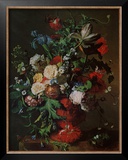 Flowers in an Urn Print by Jan van Huysum