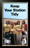 Keep Your Station Tidy, BR, 1979 Framed Giclee Print