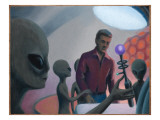Imaginary Abduction Giclee Print by Michael Buhler