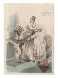 Flower Arranging 1836 Giclee Print