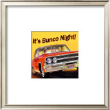 Bunco Night Framed Giclee Print