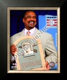 Jim Rice 2009 Hall of Fame Induction Ceremony Framed Photographic Print