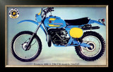 Bultaco Frontera MKII Motorcycle Poster Framed Giclee Print