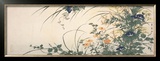 Design of Morning Glories, Dianthus, and Other Flowers Prints by Utagawa Toyohiro