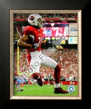 Larry Fitzgerald 2008 NFC Championship Framed Photographic Print