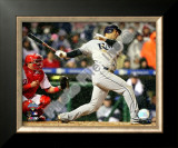 Carlos Pena Game 5 of the 2008 MLB World Series Framed Photographic Print