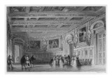 Interior of the Palace of Fontainebleau During the Reign of Louis Xiii Giclee Print