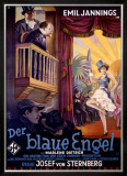 Marlene Dietrich in Blue Angel Framed Giclee Print by Herrmann 
