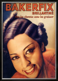Josephine Baker, Bakerfix Framed Giclee Print