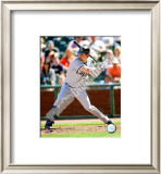 Nick Swisher 2008 Batting Action Framed Photographic Print