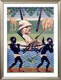 Na Beregakh Rovumi, on the Shores of the Ruvuma Framed Giclee Print by Kuzkovsky 