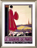 Le Sourire de Paris Framed Giclee Print Le Sourire de Paris Framed Giclee Print