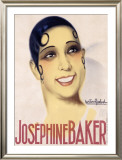 Josephine Baker Framed Giclee Print by Gaston Girbal