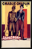 Charlie Chaplin, Abenteuer Framed Giclee Print