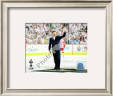 Mario Lemieux Ceremonial Puck Drop Game Three of the 2009 NHL Stanley Cup Finals Framed Photographic Print