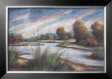 Pastel Landscape II Prints by Oliver Norton