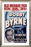 Bobby Byrne Trombone Orchestra Framed Giclee Print