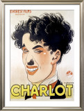 Charlot Framed Giclee Print by Leymarie 