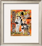 Randy Johnson - 300th Win Framed Photographic Print