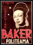 Josephine Baker Framed Giclee Print by Soler 