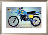 Bultaco Frontera MKII Motorcycle Poster Framed Giclee Print