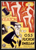 Buster Keaton, Speak Easily Framed Giclee Print