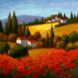 Tuscan Poppies Poster by Parrocel 