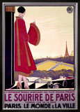 Le Sourire de Paris Framed Giclee Print Le Sourire de Paris Framed Giclee Print