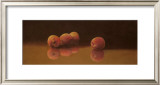 Still Life with Peaches Poster by T. C. Chiu