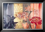 Three Zinnias Posters by Robert Kushner