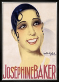 Josephine Baker Framed Giclee Print by Gaston Girbal