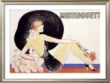 Mistinguett Framed Giclee Print by Zig (Louis Gaudin) 