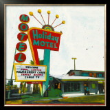 Holiday Motel: Miami Highway Prints by Ayline Olukman