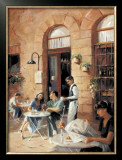 Cafe Society II Print by Michele Stapley