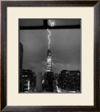Lightning Striking the Empire State Building, New York City, July 9, 1945 Framed Giclee Print