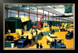 Capacity/Mobility on the LNER, 1933 Framed Giclee Print by Henry George Gawthorn