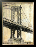 Manhattan Bridge Posters by P. Moss