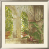 Arched Veranda Art by Miguel Valle